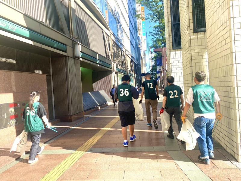 福岡天神　暑くてキャンセル続出⭐︎朝そうじ画像