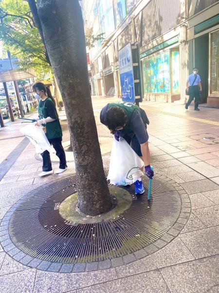 福岡天神　暑くてキャンセル続出⭐︎朝そうじ画像