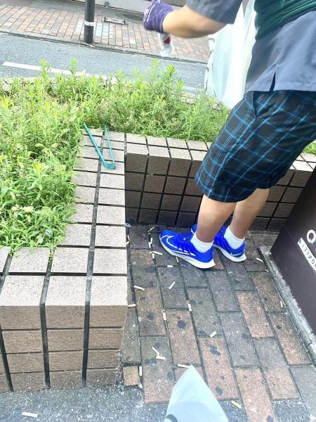 福岡天神　暑くてキャンセル続出⭐︎朝そうじ画像