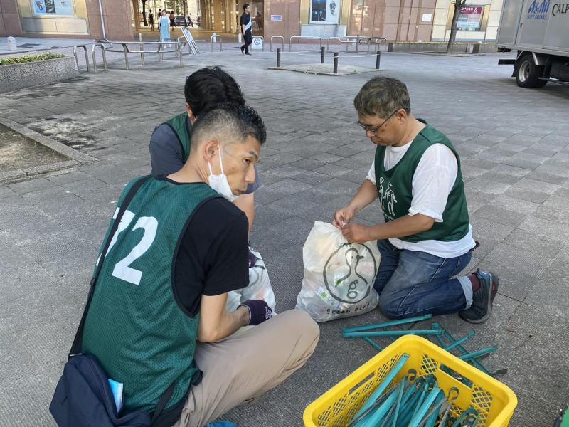 福岡天神　暑くてキャンセル続出⭐︎朝そうじ画像