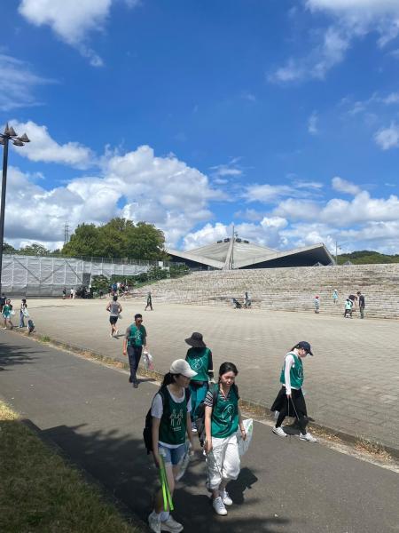 駒沢公園おそうじ画像