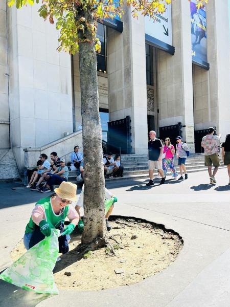 パリのシンボリックな場所で画像