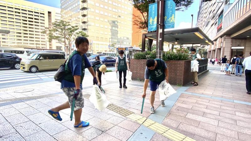 暑いよ〜土曜そうじ画像