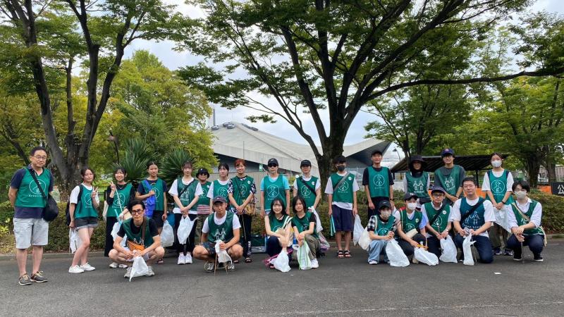 駒沢公園おそうじ画像