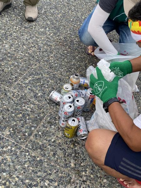 皆生海水浴場おそうじ画像