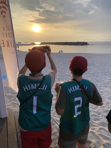 皆生海水浴場おそうじ画像