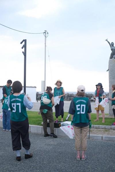 皆生海水浴場おそうじ画像