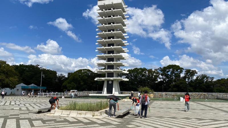 駒沢公園おそうじ画像