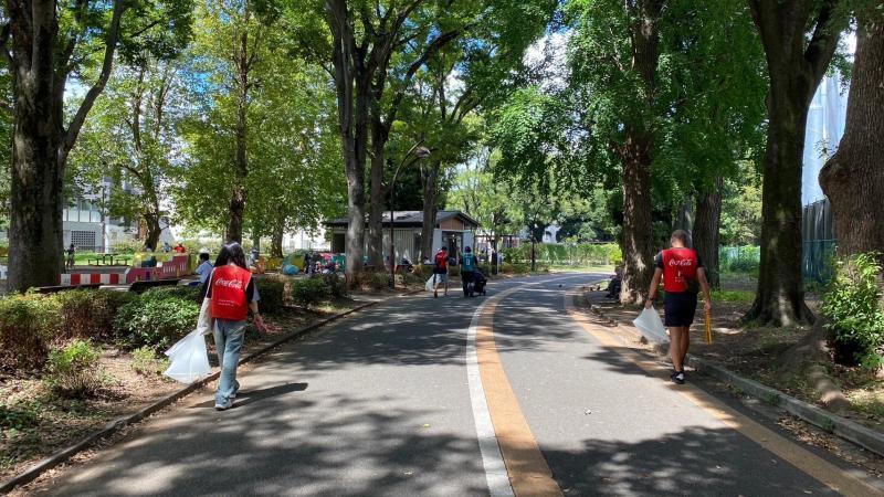 駒沢公園おそうじ画像