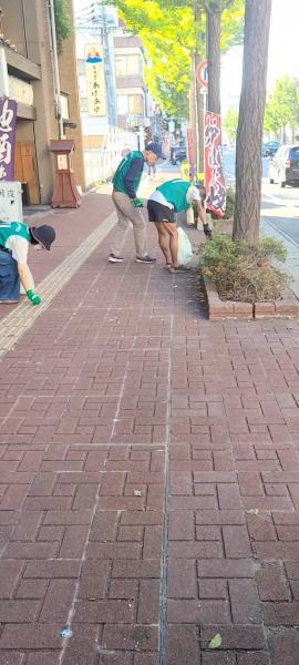 駅周辺まちなかおそうじ画像