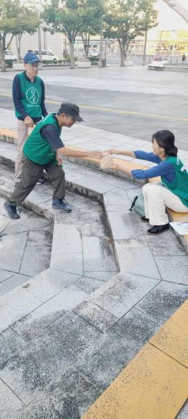 駅周辺まちなかおそうじ画像