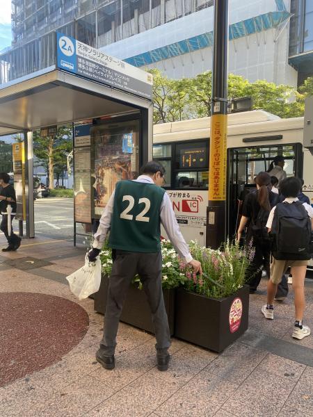 福岡天神　8月最後はニンジン拾ったよ☆朝そうじ画像