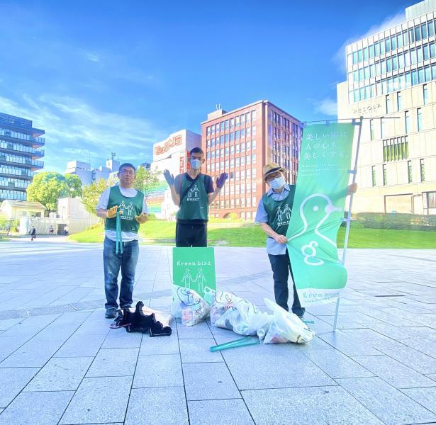 福岡天神　8月最後はニンジン拾ったよ☆朝そうじ画像