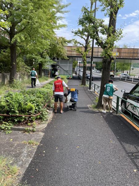 駒沢公園おそうじ画像