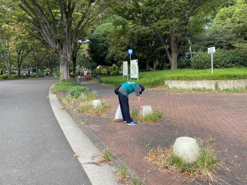 駒沢公園おそうじ画像