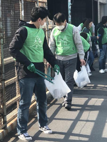 八幡通り清掃画像