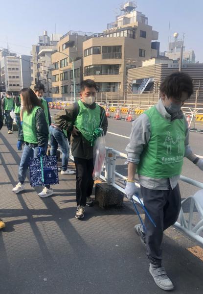 八幡通り清掃画像