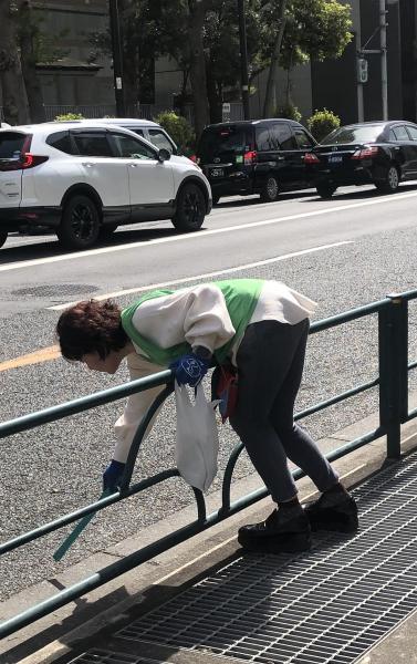 旧山手通り清掃画像