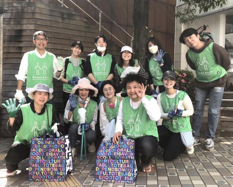 八幡通り清掃画像