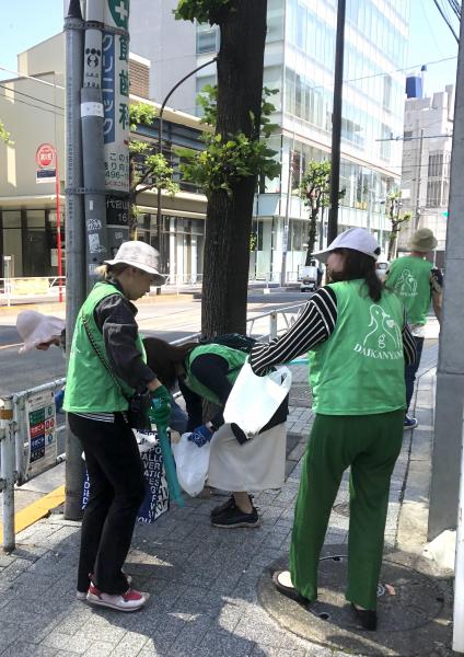 八幡通り清掃画像