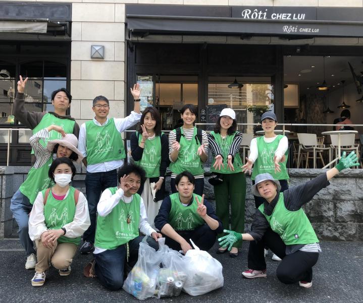 八幡通り清掃画像