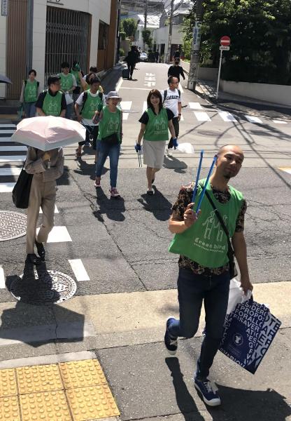 旧山手通り清掃画像