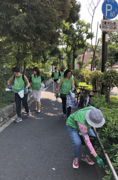 旧山手通り清掃画像