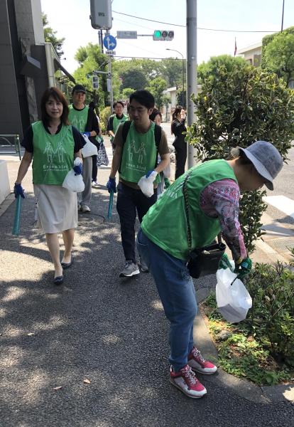 旧山手通り清掃画像