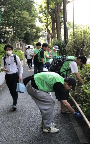 旧山手通り清掃画像