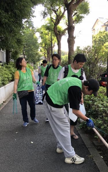 旧山手通り清掃画像
