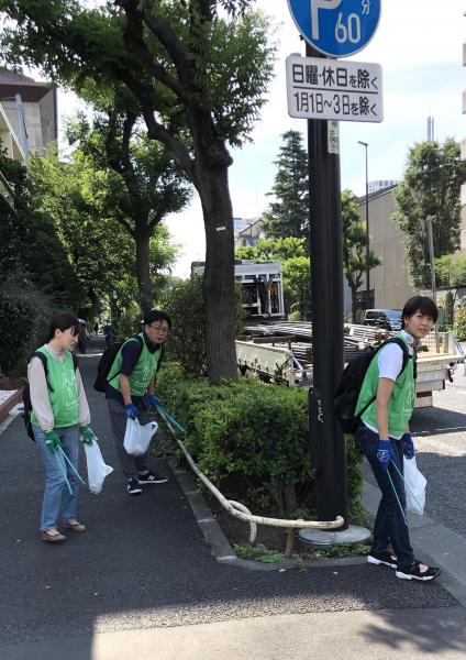 旧山手通り清掃画像