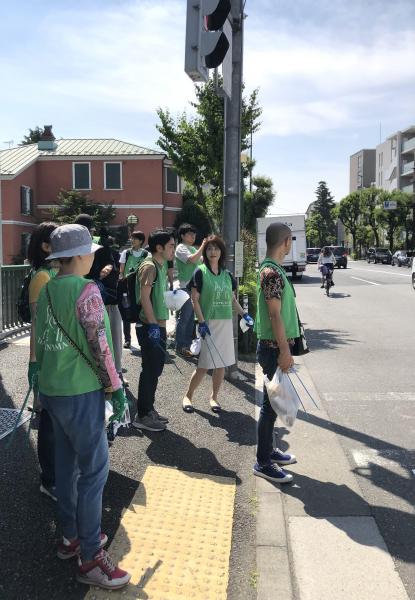 旧山手通り清掃画像