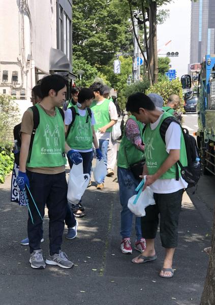 旧山手通り清掃画像