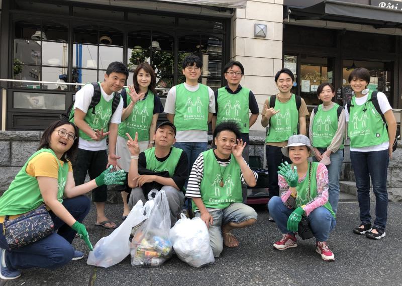 旧山手通り清掃画像