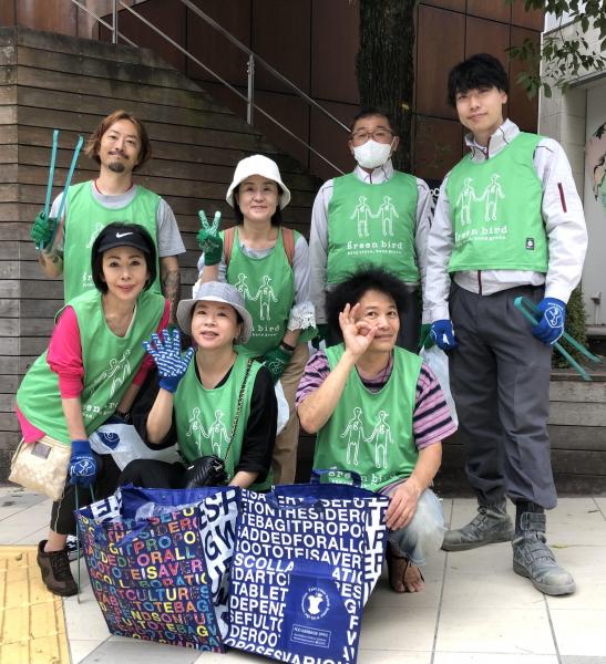 八幡通り清掃画像