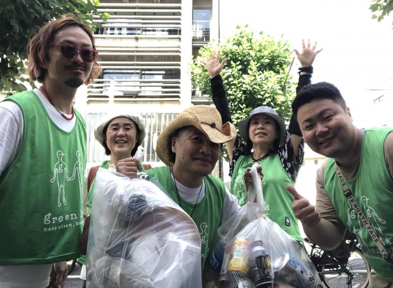 旧山手通り清掃画像