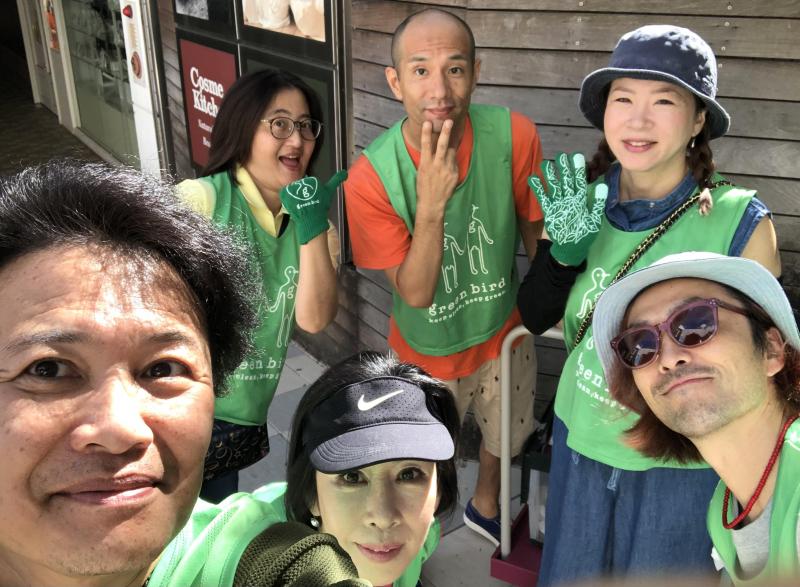 八幡通り清掃画像