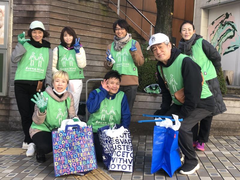 八幡通り清掃画像