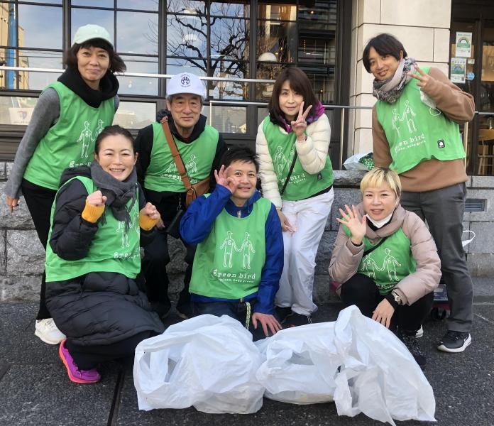 八幡通り清掃画像