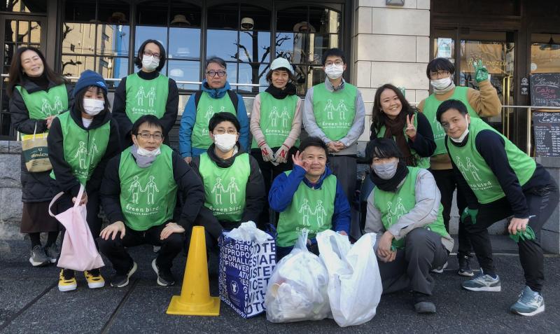 旧山手通り清掃画像