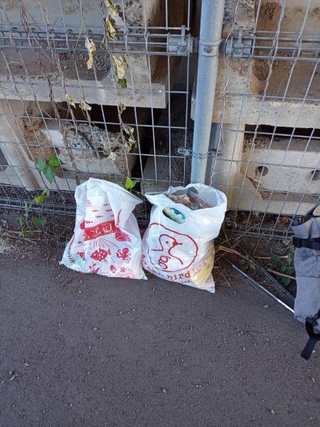 初の定例朝掃除！画像