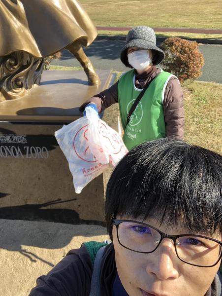 初の定例朝掃除！画像