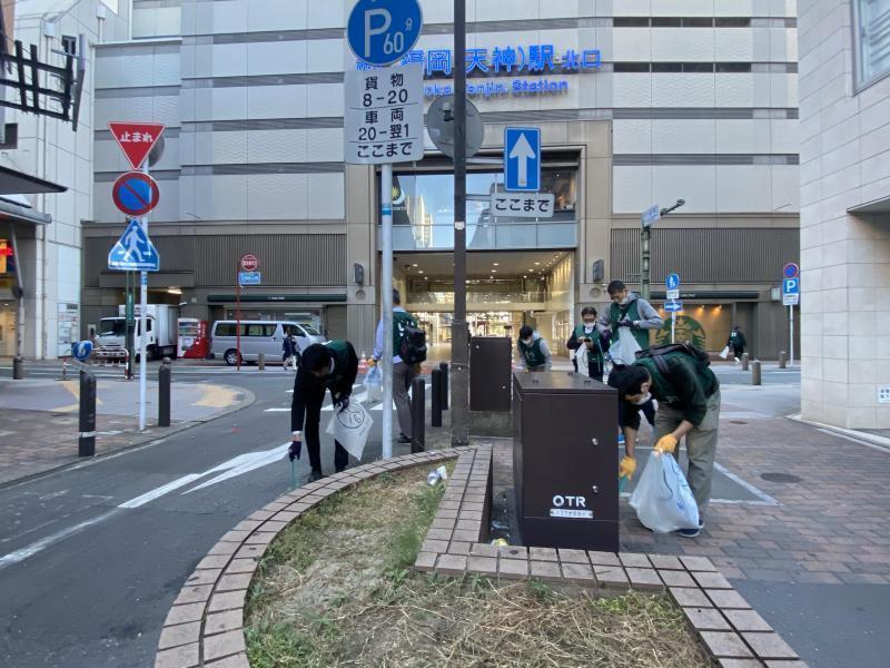 福岡天神　企業団体の参加大歓迎！⭐︎朝そうじ画像