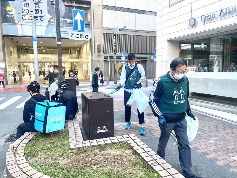 福岡天神　20周年ありがとう。これからもよろしく。朝そうじ＆天神クリーンデー画像