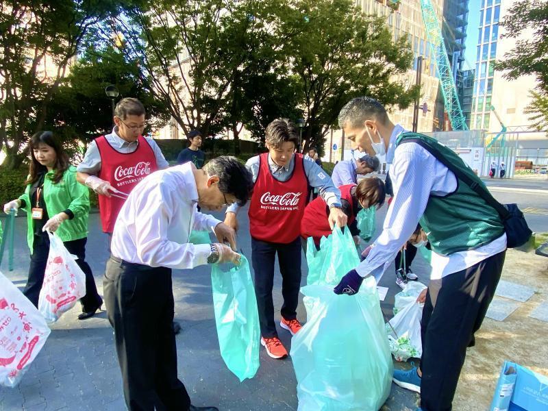 福岡天神　20周年ありがとう。これからもよろしく。朝そうじ＆天神クリーンデー画像