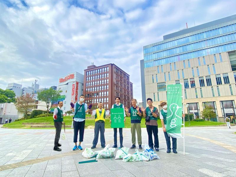 福岡天神　3週間ぶりの朝そうじ画像