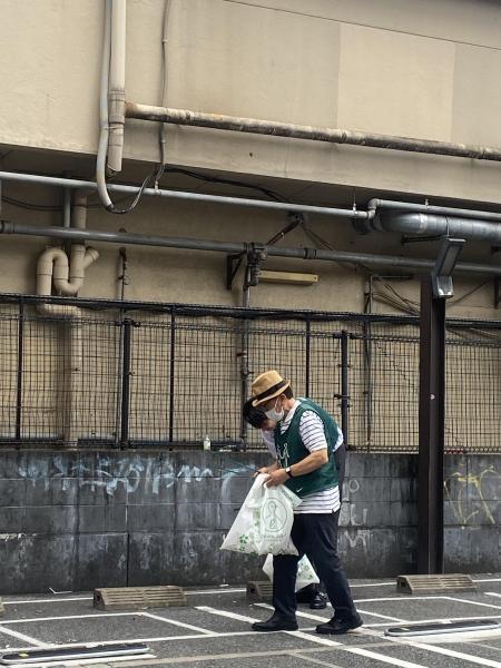福岡天神　3週間ぶりの朝そうじ画像