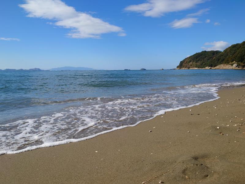 海のモーニングおそうじ画像