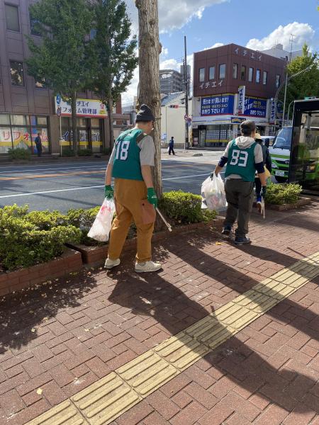 駅周辺まちなかおそうじ画像