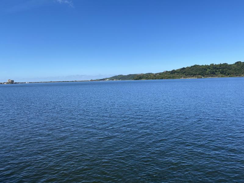 東郷湖、湖畔公園おそうじ画像